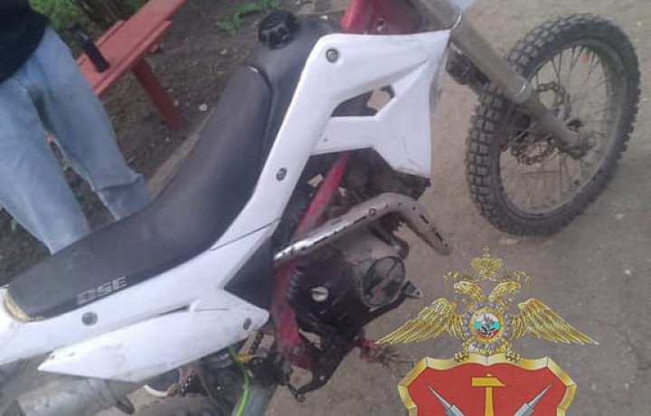 В Узловой задержали подозреваемого в краже питбайка