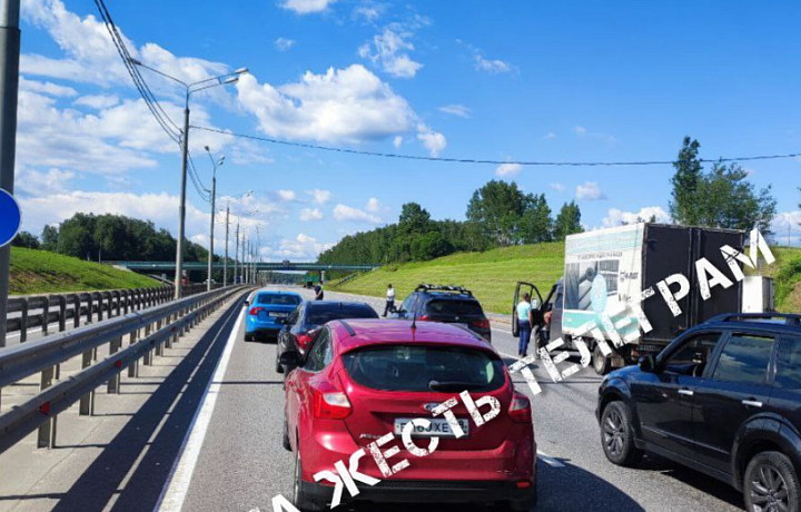 В Заокском районе перекрыли трассу М-2 вечером 26 июня