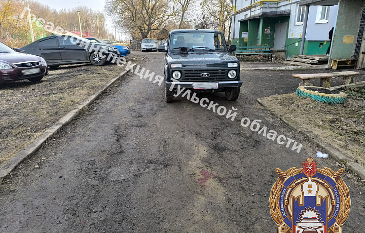 Во дворе дома в Куркино Тульской области женщина на «Ниве» сбила пешехода
