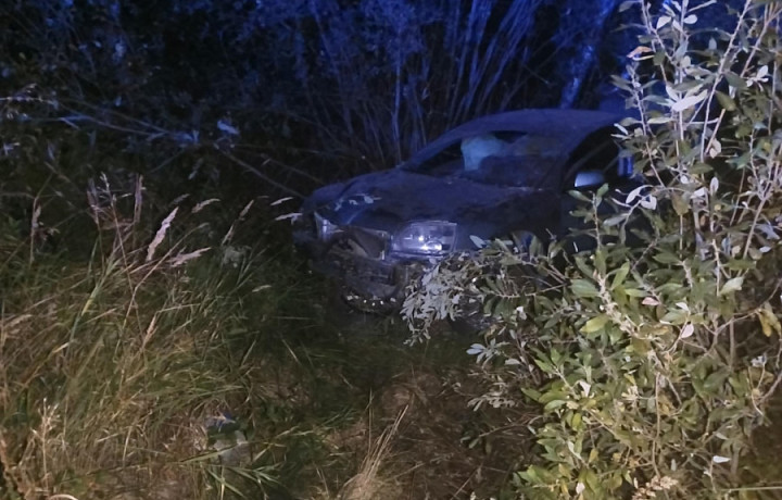 В Узловой водитель Mitsubishi слетел в кювет и погиб