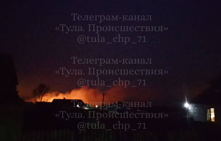 Жители Тульской области сообщают о природных пожарах вечером 31 марта
