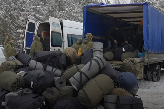 Часть мобилизованных из Тульской области находятся в Беларуси: власти передали им амуницию и гумпомощь