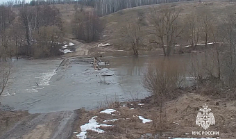 В Тульской области из-за подъема уровня воды в реках закрыто движение на 16 мостах
