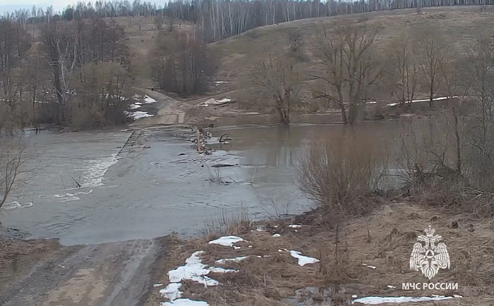 В Тульской области из-за подъема уровня воды в реках закрыто движение на 16 мостах