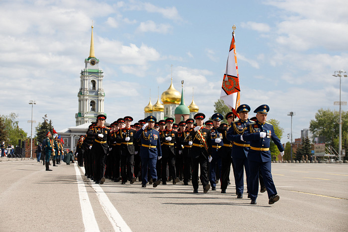 В Туле состоялся военный парад в честь Победы в Великой Отечественной войне