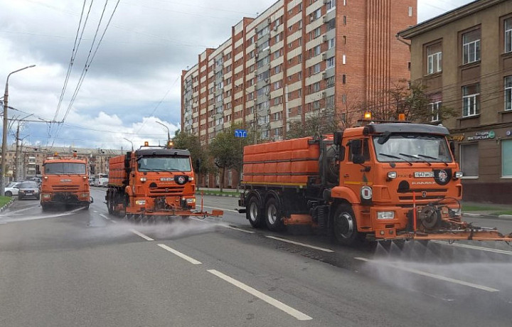 С улиц Тулы за сутки вывезли 42 кубометра смета
