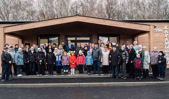 В селе Карамышево Щекинского района открылся модульный дом культуры