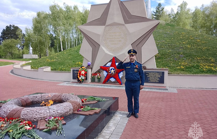 Тульские спасатели приняли участие в мероприятиях, посвященных 78-ой годовщине Дня Победы