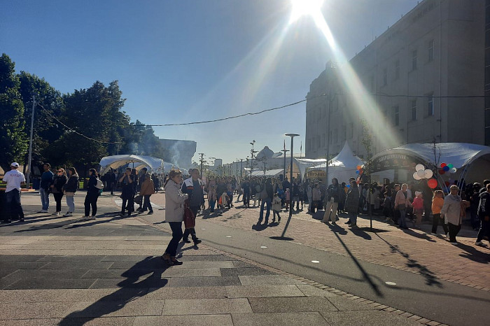 В День города в Туле проходит гастрономический фестиваль - ярмарка «Сделано в Тульской области»