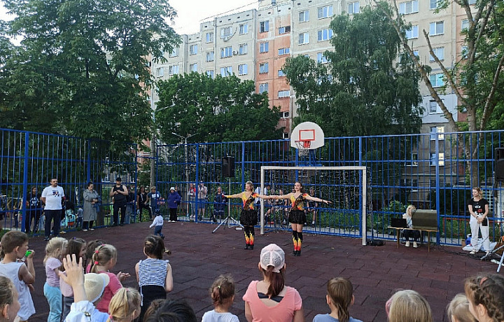 В Туле прошли праздники «Лето во дворах»