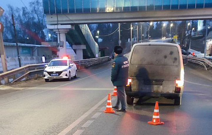 ﻿Микроавтобус насмерть сбил 83-летнюю пенсионерку на трассе в Плавском районе