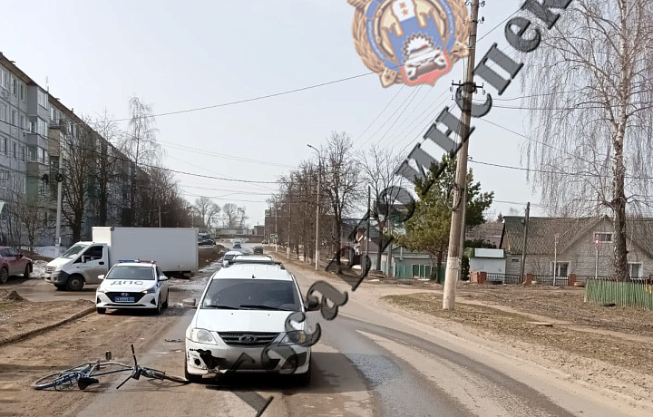 В Богородицке велосипедист попал в больницу после ДТП с Lada
