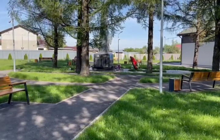 В тульском поселке Пахомово начали второй этап благоустройства сквера