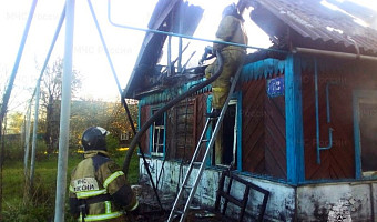При пожаре в жилом доме в Кимовском районе погиб мужчина