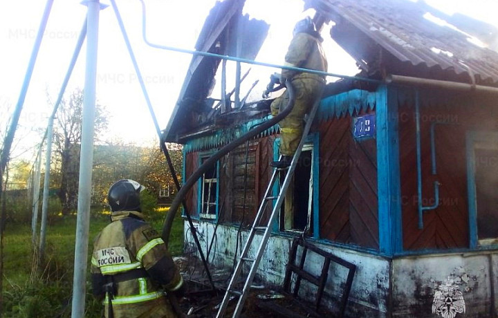 При пожаре в жилом доме в Кимовском районе погиб мужчина