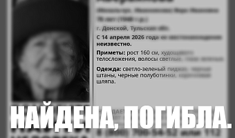 Пропавшая больше двух недель назад в Донском пенсионерка найдена погибшей