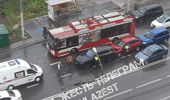 Стали известны подробности тройного ДТП на улице Октябрьской в Туле