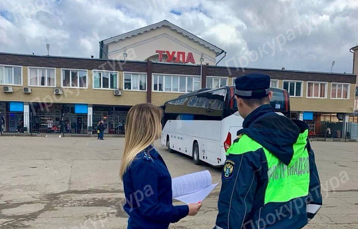 В Туле междугородние перевозчики выпускали на линию неисправные автобусы