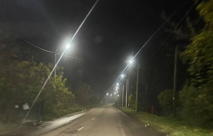 В поселке Плавского района восстановили уличное освещение после вмешательства прокуратуры