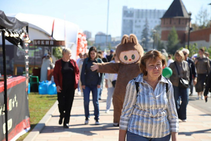 Илья Беспалов посетил праздничные мероприятия в День города Тулы