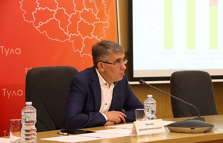 ﻿Главе администрации Тулы доложили о работах по уборке и благоустройству города