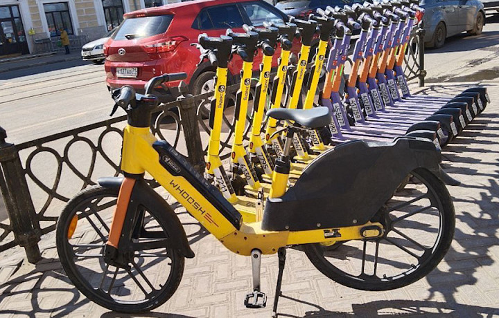 В Туле появились электровелосипеды на прокат
