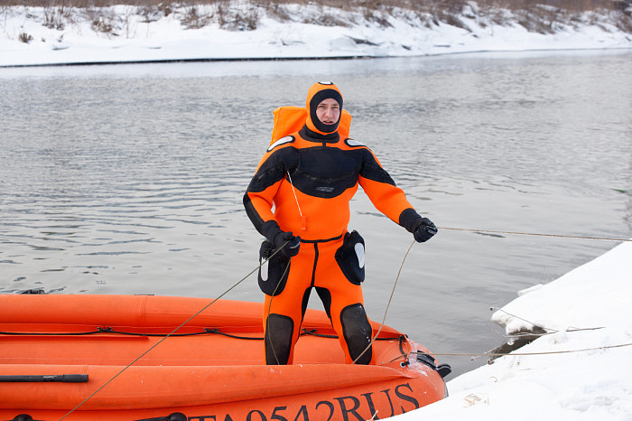 Тульские спасатели показали готовность к действиям во время паводка – Илья Беспалов