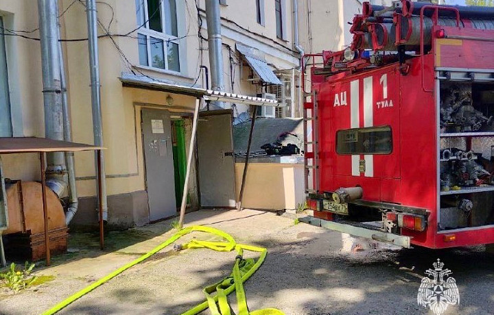 82-летняя женщина погибла при пожаре в Туле