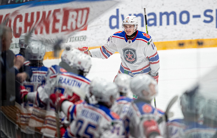 Тульские хоккеисты из «Академии Михайлова» выиграл матч с «Динамо СПб»