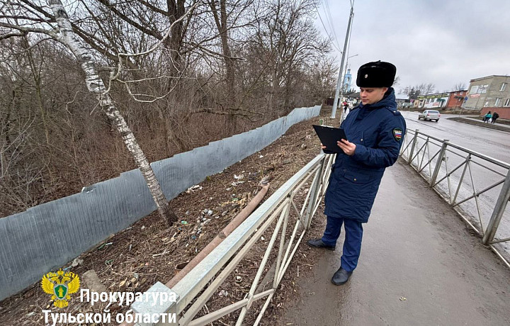 Прокуратура потребовала убрать несанкционированную свалку в Ефремове