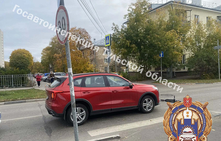 Автоледи на Haval сбила подростка на электросамокате на улице Мира в Туле