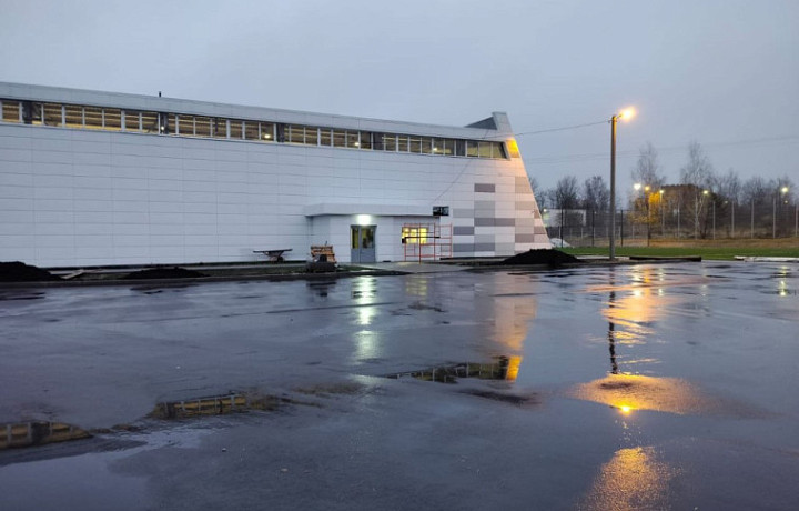 ФОК в тульском поселке Плеханово готов на 97%