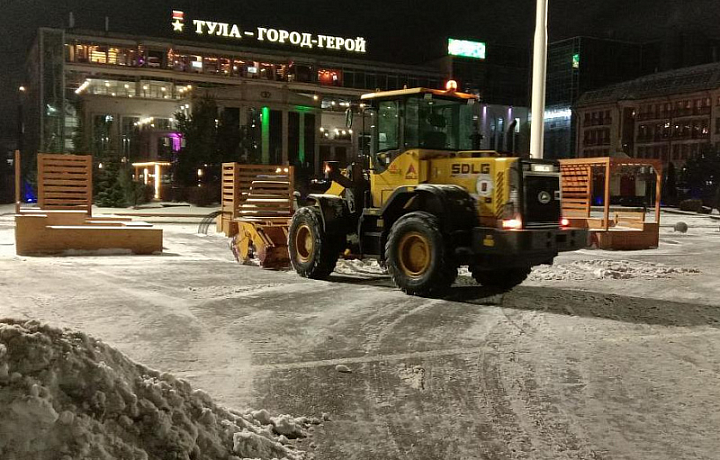 250 кубометров снега вывезли в Туле за минувшие 24 часа