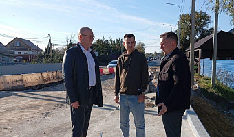 В октябре в Туле завершат реконструкцию моста через ручей в Ленинском районе