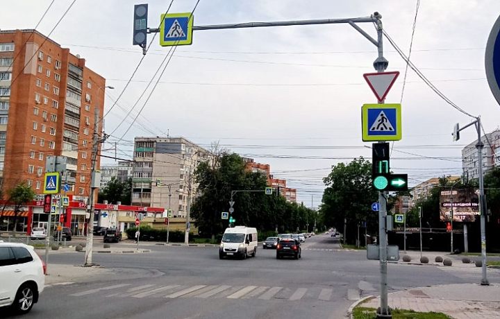 С начала 2023 года в Туле отремонтировали 13 светофоров