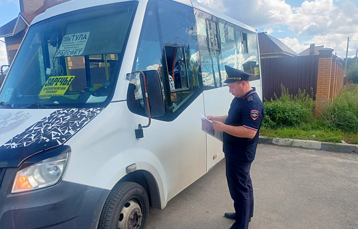 Тульская Госавтоинспекция проверила более 130 автобусов во время масштабного рейда