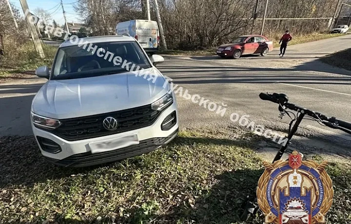 10-летний мальчик на самокате попал под колеса авто в Киреевском районе