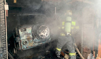 Пенсионер пострадал во время пожара в Тульской области