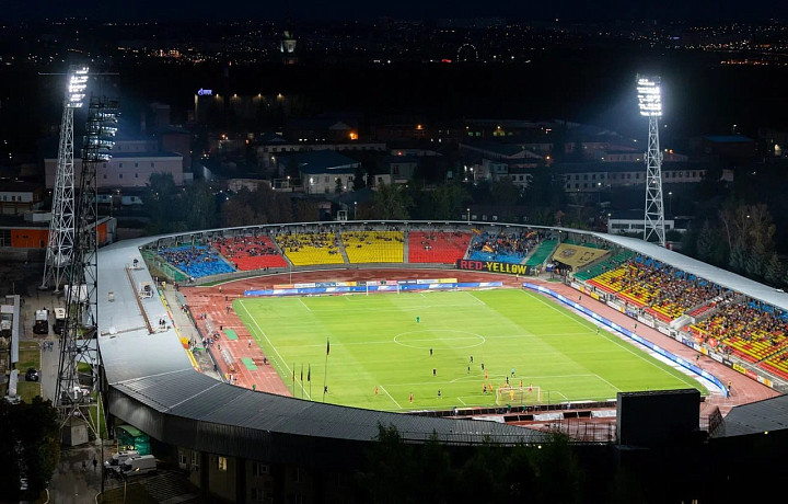 Поле стадиона «Арсенал» в Туле почти готово к матчу с «Локомотивом» в Кубке России