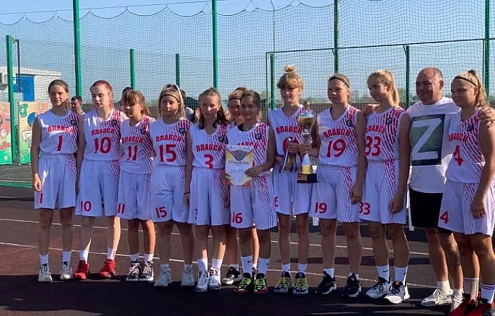 Баскетболистки из Плавска стали первыми на фестивале «Бархатный сезон»