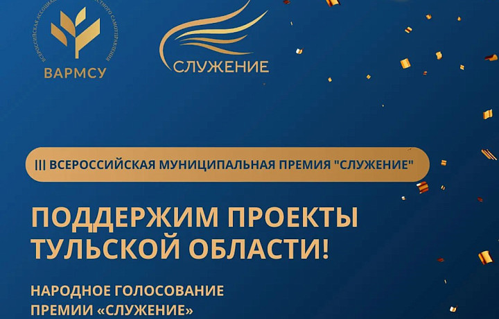 Два тульских проекта включены в топ-110 всероссийской премии «Служение»