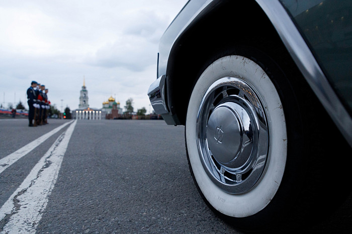 Первая репетиция Парада Победы прошла на площади Ленина в Туле