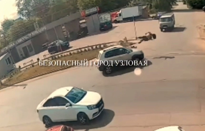 ﻿Стали известны подробности жесткого ДТП с мотоциклистом в Узловой