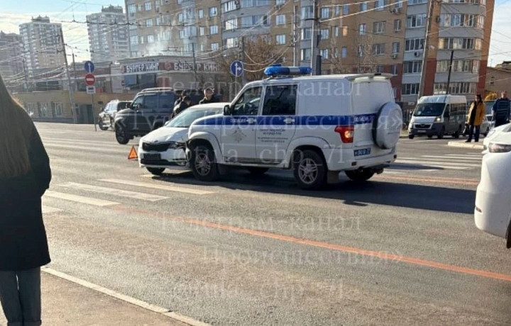 На улице Маргелова в Туле произошло ДТП