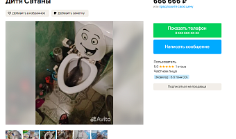 В Туле за 666 666 рублей продают котенка Дитя Сатаны