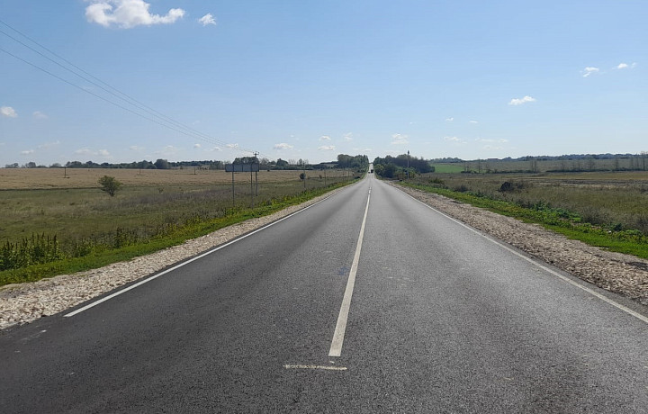 За год в Тульской области обновили 17 километров туристических дорог