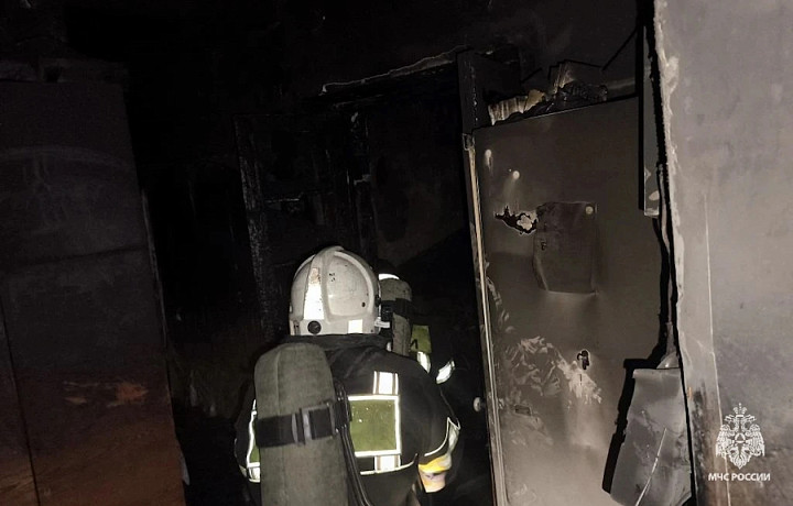 В Алексине эвакуировали восемь человек при пожаре на улице Белинского