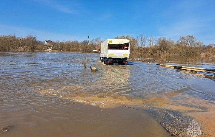 МЧС: В Тульской области максимальный подъем воды в Упе зафиксирован на уровне 26 см