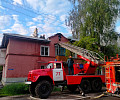 На пожаре в жилом доме в Донском эвакуировали 20 человек