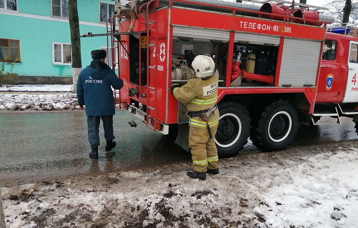 Пожарно-тактические учения прошли в доме культуры Киреевского района